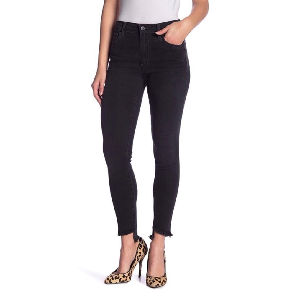 Joe’s Jeans Black High Rise Curvy Skinny Ankle Jeans Sz 30